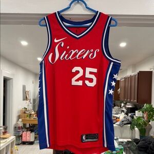 Sixers Simmons 25 Jersey